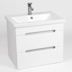 Viant Тумба под раковину Марсель 80 подвесная белая – фотография-4